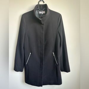 Black mídi coat - Small Spanish brand Formula Joven